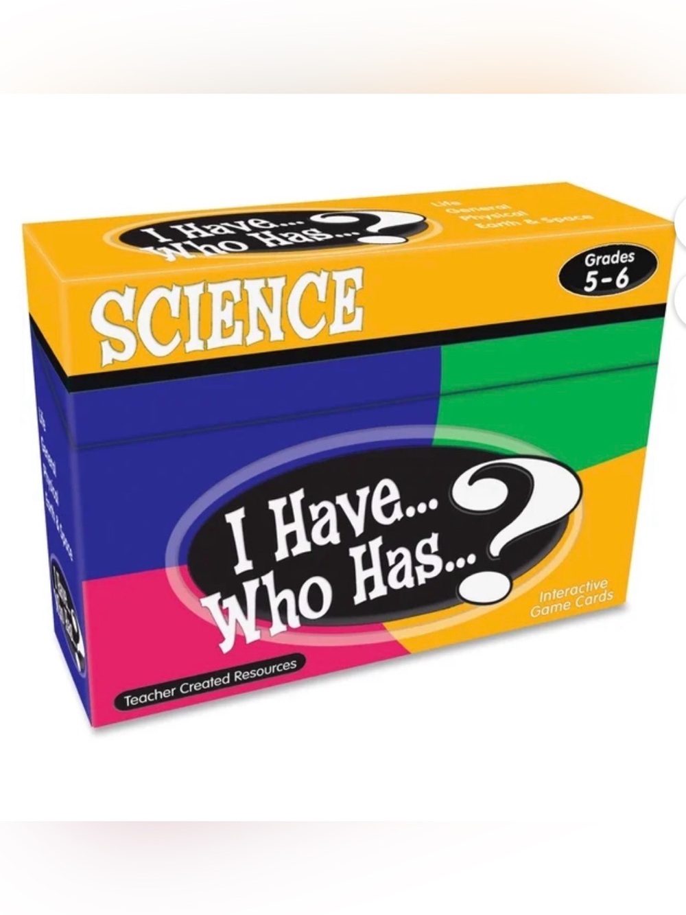 I Have... Who Has? Science Card Game (Grade 5 - 6)
